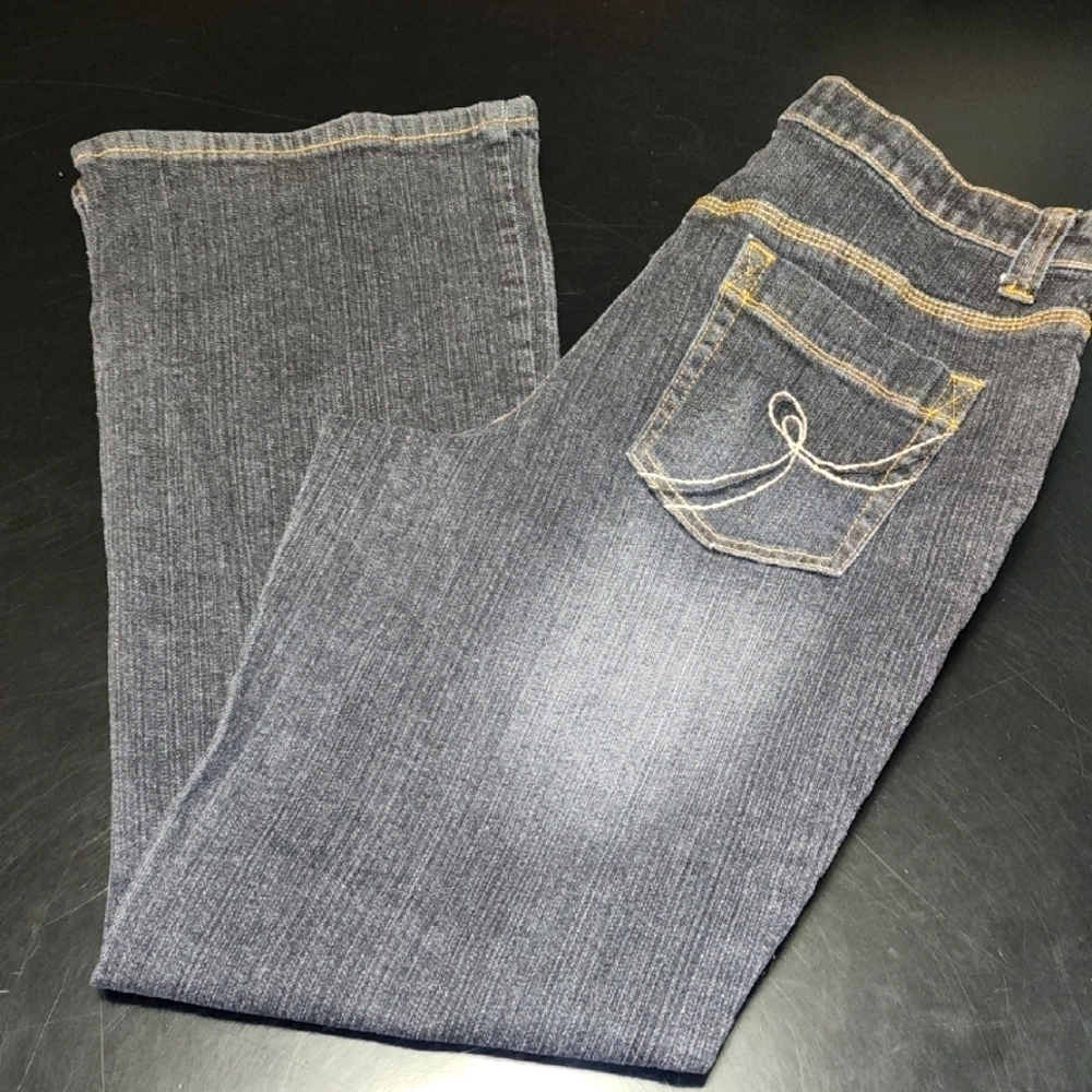 L.A. Blues Black Denim Jeans Sz 16W